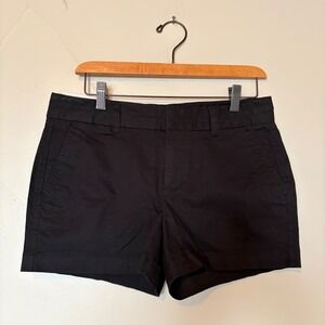 Khakis by Gap Womens City 3 Inch Short Size 4 Black Fitted Casual